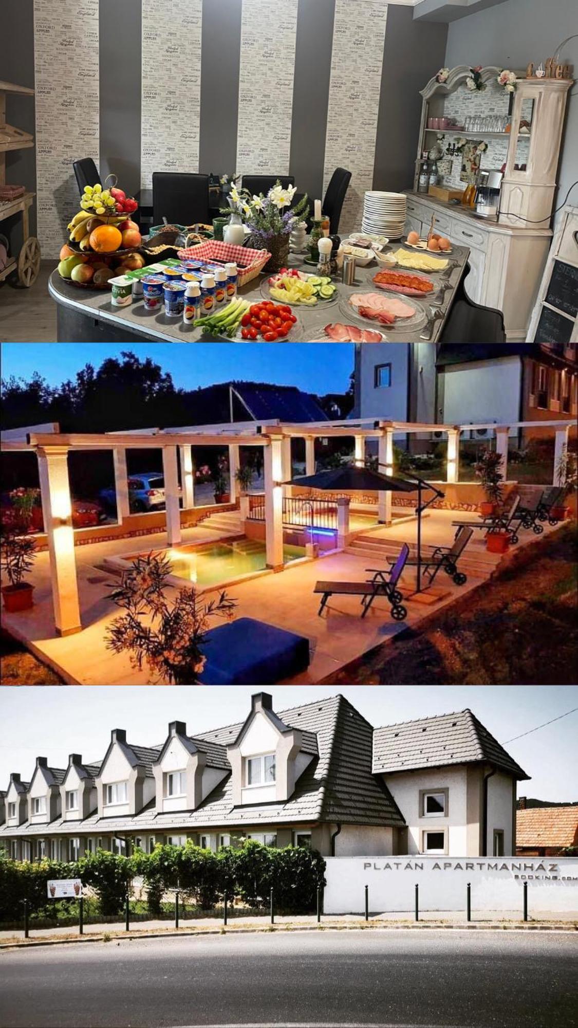 Platan Apartmanhaz Balatongyorok Luaran gambar